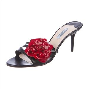 PRADA Floral Slide Sandal